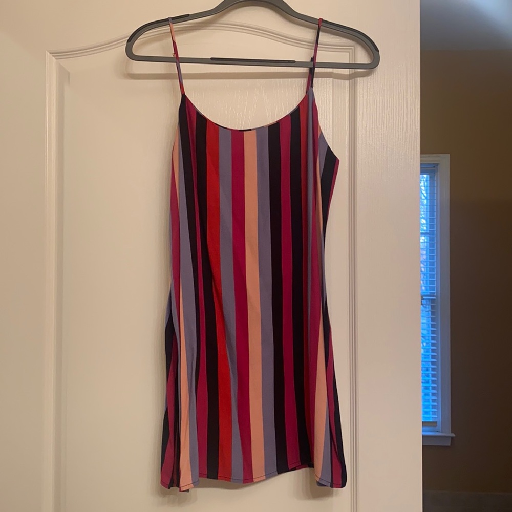 REFORMATION STRIPED DRESS
